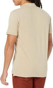 Camiseta Polo de manga corta para hombre, secado rápido, 100% poliéster, patrón sólido en 3D - Product Image 4