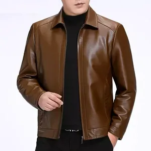 Trailblazer Veste en cuir de qualité supérieure pour homme Style aventure avec logo avant en toile de performance extérieure durable - Product Image 6