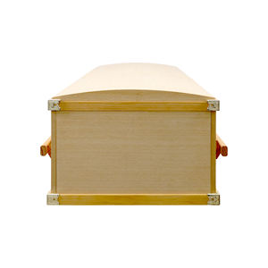 DSP LTD CKT210C02 Urne pliable en bois de haute qualité pour cercueil de crémation pour adultes avec poignée Design de couvercle à haute voûte Fabriqué au Vietnam - Product Image 4