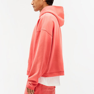 เสื้อมีฮู้ดคุณภาพสูงทรงโอเวอร์ไซส์มีโลโก้และสีตามสั่ง - Product Image 3
