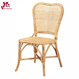 New Design Handwicker <b>Rattan</b> Dining <b>Chair</b> Elegant Furniture for Kitchen Boho Style Wholesale From Vietnam Artisans - Product Image 4