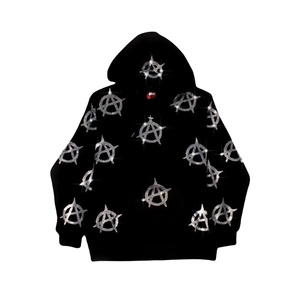 Customized <b>Star</b> Rhinestone Print Men's Heavyweight Winter Sweatshirts Polyester/Cotton - Product Image 1