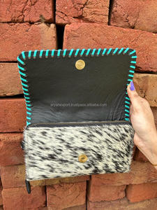 Porte-monnaie en cuir sculpté usiné à la main pochette étui de téléphone élégant portefeuilles en cuir de vachette portefeuille de couleur turquoise pour les femmes - Product Image 5