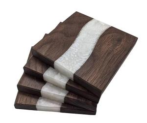 Gran oferta, posavasos de empalme de madera de mármol, posavasos de aislamiento térmico, posavasos con logotipo personalizado, Bar, comedor, té, taza de café, posavasos - Product Image 2