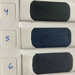 Tissu de costume de club en laine de polyester de style flammé lourd teint en plaine le plus vendu pour les vêtements de l'exportation indienne - Product Image 1