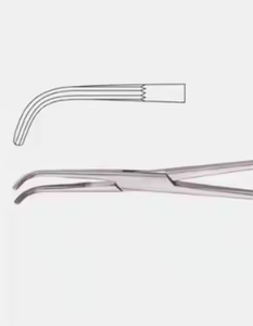 Fórceps Lahey, abrazadera hemostática quirúrgica, fórceps de disección curvos de acero inoxidable, instrumento hemostático de arteria médica - Product Image 2