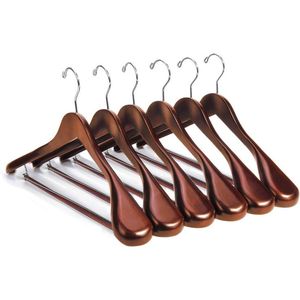 BOOST BEAUTYFULL HOT SELLING WHOLESALE WOODEN <b>HANGERS</b> for Displaying Clothes Bags in Wardrobe or Bathroom - Product Image 2