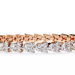 18K <b>Gold</b> Lab Grown Diamond Bracelet Beautiful Diamond Bracelets & <b>Bangles</b> - Product Image 5