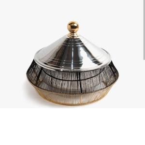 Pot chaud de service de finition brillante avec couvercle de forme arrondie de concepteur brillant servant le pot chaud pour l'article de restauration - Product Image 5