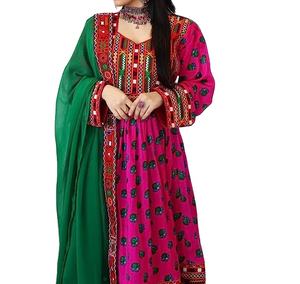 Robe kuchi vintage ethnique tribal, robe de soirée traditionnelle afghane/pakistanaise Kuchi Kochi 3054 - Product Image 1