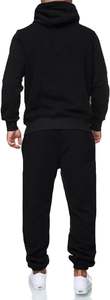 Premium custom men tracksuit with full <b>zip</b> <b>hoodie</b> and tapered pants for sports fitness training jogging and casual streetwear - Product Image 4