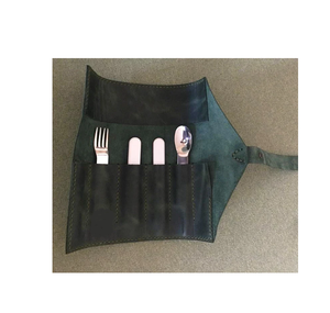 Porte-cuillère en cuir de haute qualité table taille personnalisée couverts porte-cuillère en cuir dîner table décorer - Product Image 3