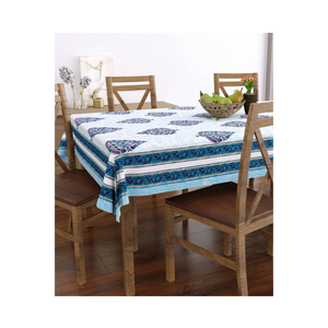 Configuración de alojamiento 100% algodón bordado 60x120 GSM 180 Biodegradable hecho a mano en India GOTS azul marino pedido a granel ropa de mesa - Product Image 2