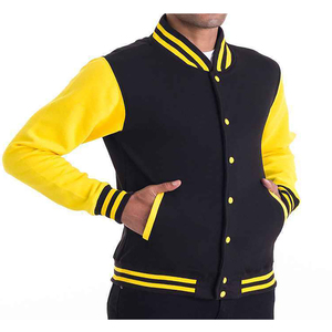 Custom Brand Embroidery Logo Men Varsity Jacket Wool/Polyester <b>Stand</b> Collar Latest Style College Jackets Pakistan - Product Image 4