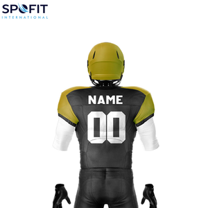 Nouveauté 2026, uniforme de football américain pour usage extérieur, couleur contrastée, polyester, maillots et pantalons de football américain - Product Image 6