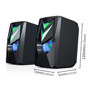ระบบเสียง RGB แบบพกพาแบบเต็มรูปแบบลําโพง USB แล็ปท็อปสร้างสรรค์สําหรับพีซีพร้อมเสียงสเตอริโอและเสียงเบสที่ดัง - Product Image 3