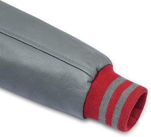 เสื้อแจ็คเก็ตวาร์ซิตี้ฤดูหนาวสำหรับผู้ชาย ผลิตในปากีสถาน ระบายอากาศได้ดี ไซส์ใหญ่ คอตั้ง สไตล์เบสบอลแบบวิทยาลัย - Product Image 5