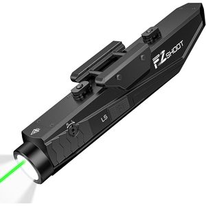 EZshoot Sporting <b>Flashlight</b> 1600 Lumens <b>LED</b> Green Laser Combo Anodized Aluminum Cylindrical Spot Light for AR Sportings - Product Image 1
