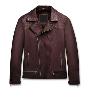 Veste en cuir pour homme à logo personnalisé, best-seller, style streetwear, veste en cuir durable et légère, veste d'hiver en cuir - Product Image 1