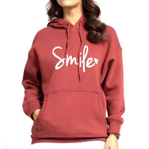 Usine Fabrication dames sweats à capuche en gros femmes à capuche meilleure qualité coton pull couleur unie personnalisé sweat à capuche pour femmes - Product Image 1