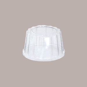 ถาดทรงกลมขนาดมินิแบบใช้แล้วทิ้งฝาปิดถาด Dm95H50แบบ Alcas 50ชิ้น - Product Image 1