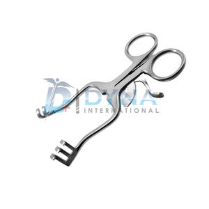 Retractor Blunt Weitlaner de alta calidad de 4,5 \ "con base de instrumentos quirúrgicos de fuente de alimentación Manual de 2*3 puntas - Product Image 4