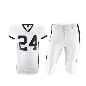 2025 Camiseta de fútbol americano de alta calidad 100% poliéster OEM equipo uniforme de Color sólido manga corta de talla grande para la temporada de verano - Product Image 2