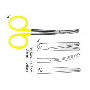 Venta caliente en Stock Instrumentos médicos de gama completa Tijeras de acero inoxidable con insertos de carburo de tungsteno Aceptar OEM - Product Image 6