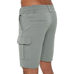 Haute qualité hommes épais 100% coton évacuation de la sueur doux anti-boulochage pas de rétrécissement taille bande cordon hommes fitness gym shorts - Product Image 3