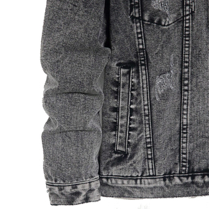 Nhà Máy Trực Tiếp Bán Buôn Phong Cách Ngụy Trang Mô Hình Người Đàn Ông Của Denim Áo Khoác Chất Lượng Cao Vải Bền Cao Đường Phố Phong Cách Pakistan - Product Image 3
