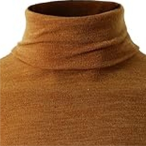 Pull en tricot anti-rides pour hommes, coupe ajustée, anti-rétrécissement, respirant, col rond en polyester avec logo sur le devant - Product Image 4