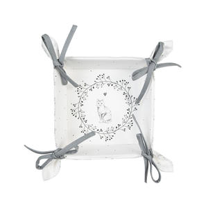 Indian Manufacturer Eco-Friendly Sustainable New Floral Design Printed Cotton <b>Bread</b> <b>Basket</b> - Product Image 3