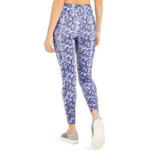 Leggings a Compressione da Donna Ideology con Stampa Pitone Viola Personalizzata, Gamba Svasata, Taglia XX-Large per Allenamento - Product Image 2