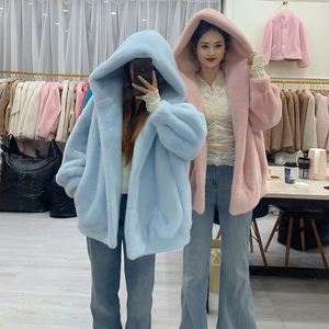 เสื้อโค้ทหนังขนเฟอร์แบบสั้นของผู้หญิงเสื้อโค้ทแขนยาวมีซิปสำหรับขี่มอเตอร์ไซค์ใหม่ฤดูใบไม้ผลิ2025 - Product Image 4