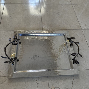 Forme et taille personnalisées plateau de service alimentaire décoration de table en gros plateau à dessert pour serveur de nourriture pour hôtel vaisselle plateau de service alimentaire - Product Image 5