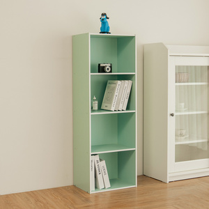 Moderno Mueble de Almacenamiento Verde Menta de 4 Niveles para Sala de Estar, Diseño Minimalista, Muebles para el Hogar - Product Image 1