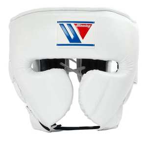 Casque de boxe en cuir véritable à visière double, fabriqué sur mesure, pour MMA, Muay Thai, entraînement - Product Image 2