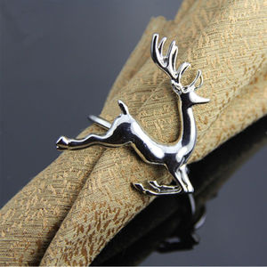 Servilletero de perro dorado de diseño fabuloso servilletero anillo de servilleta de Metal de la más alta calidad suministros de restaurante de Hotel más vendidos - Product Image 5