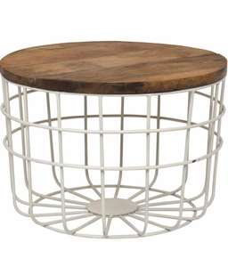 การออกแบบใหม่ห้องนั่งเล่นโต๊ะกาแฟด้านข้างที่มีรอบไม้ด้านบนและสีดำเสร็จแล้วเราสามารถปรับแต่ง - Product Image 2