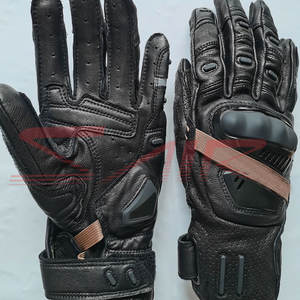 Meilleur fabricant de gants de moto personnalisés de haute qualité hiver classique en cuir véritable écran tactile prix de gros d'usine - Product Image 6