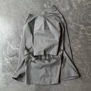 Nouveau design T-shirt épais 100% coton à col ras du cou pour hommes, sérigraphie personnalisée, logo imprimé, boîte adaptée - Product Image 4