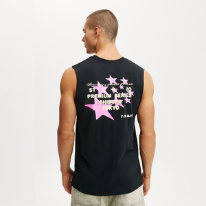 Gym Tank Tops 180GSM Blank Muscle Fit Running Training Fitness Camisetas sin mangas Fabricante - Product Image 1