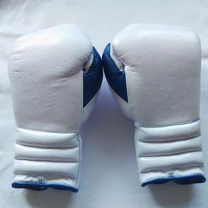 White Boxing Gloves Artificial Cowhide Leather Gloves Boxing <b>Boxer</b> Kickboxing Gloves - Product Image 6