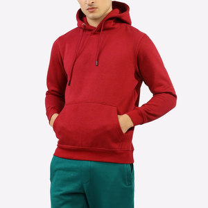 OEM/ODM 450gsm Thermal Fleece Hoodies Custom 100% Cotton Blank Hoodie Manufacture 380-500 Gsm <b>Range</b> - Product Image 2