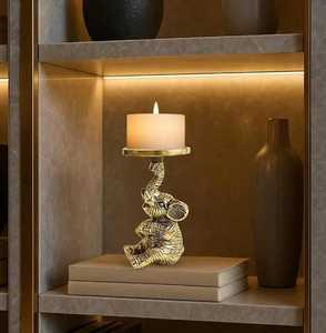 <b>Elephant</b> Pillar For Home Decor <b>Candle</b> Holder With Intricate Handmade Stand for Christmas & Festival High Quality <b>Candle</b> Holder - Product Image 3
