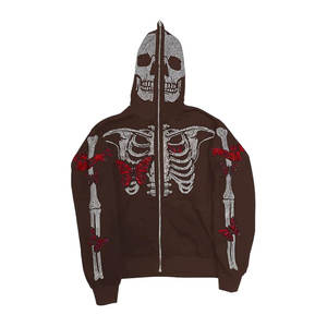 Sweat à capuche avec fermeture éclair complète pour hommes de la meilleure qualité produit du fabricant pakistanais Basics Cotton Blended Men Hoodies - Product Image 5