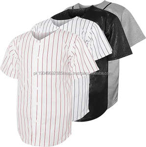 Camisetas de béisbol con botones personalizables para adultos, diseño único, características transpirables, ropa de fábrica, ropa de béisbol y softball - Product Image 1