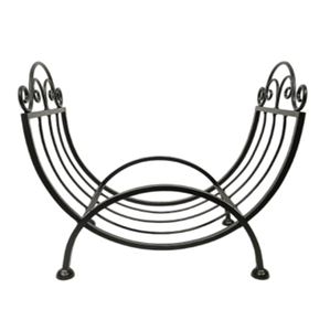 ที่วางท่อนไม้โลหะทนทานและป้องกันสนิมเหมาะสำหรับเก็บฟืนในร่มและกลางแจ้งดีไซน์ทันสมัย - Product Image 5