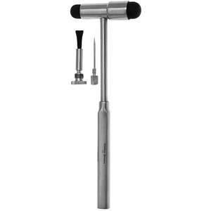 Marteau neurologique Buck 7 3/4'' - Outil de percussion médical en métal - Product Image 1