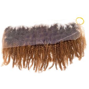 Besst Qualité Kinky Curly Color Bundles Et Frontal De 100% Cheveux Humains Vietnamiens Vrais Cheveux Humains - Product Image 6